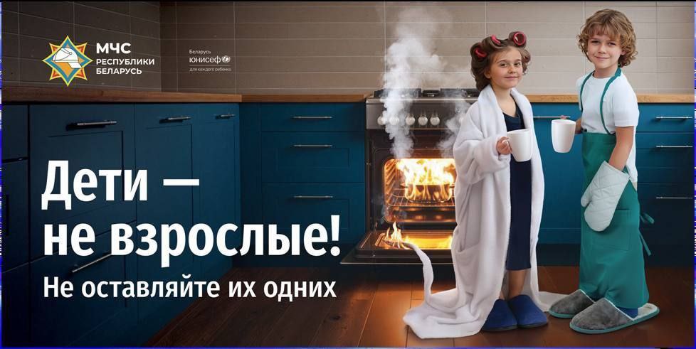 Дети – не взрослые! Не оставляйте их одних!